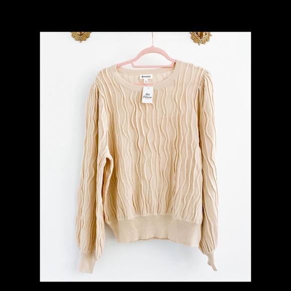 & mercy Sweaters Nwt Cream Color Sweater Poshmark